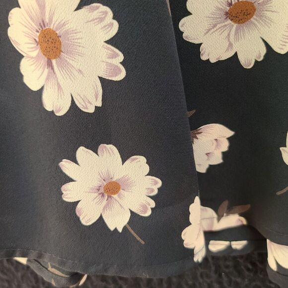 Renee Adams Limited Womens Skirt Multicolor Size Medium 100% Polyester Buttons - Picture 11 of 12